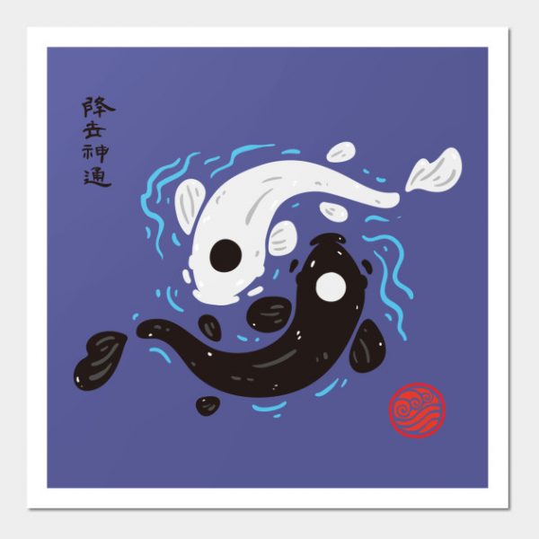 Yin-Yang Koi Fish