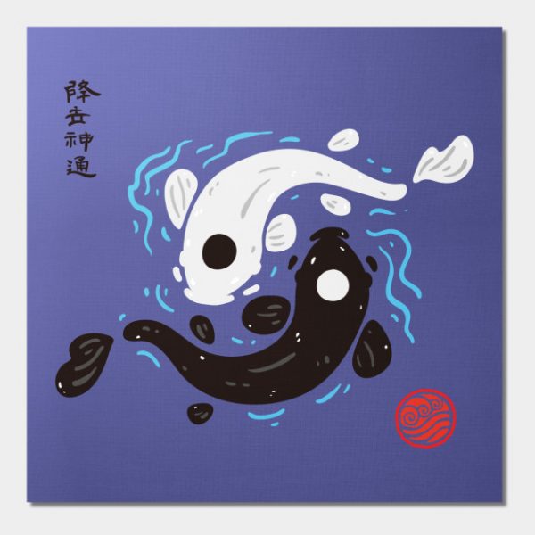 Yin-Yang Koi Fish