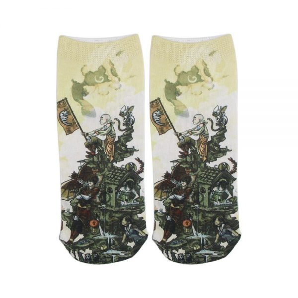 Anime Avatar The Last Airbender Sock Short Socks Cosplay Prop Cartoons Anime Aang Katara Cotton Appa 3 - Avatar The Last Airbender Merch