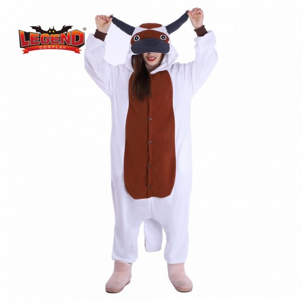 Avatar the last airbender appa Cosplay Costume Jumpsuit Pajamas cow onesie pajamas Animal hoodie sleepwear suit 1 - Avatar The Last Airbender Merch