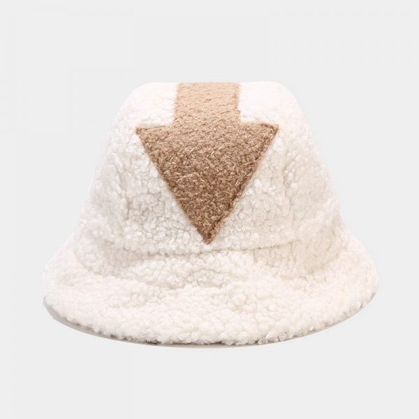 Cute Avatar The Last Airbender Appa Plush Bucket Hat Lamb Wool Hat Winter Warm Fishing Caps 2 - Avatar The Last Airbender Merch